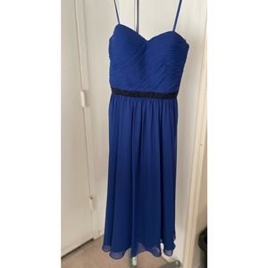 Blue Aidan Mattox dress, size 4